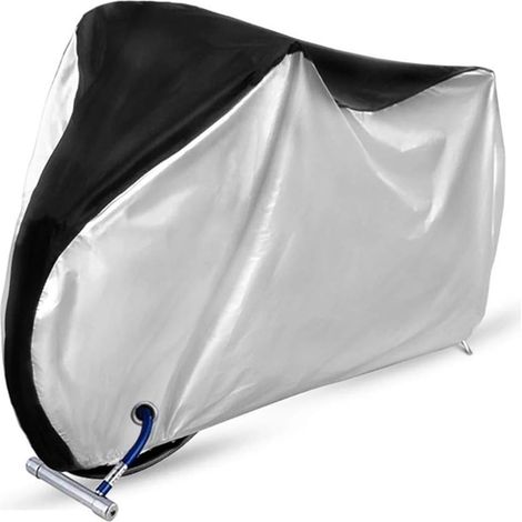 210T nylon bike cover, waterproof dustproof UV resistant outdoor protection without lock