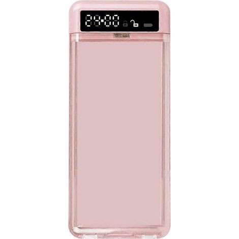 Handysafe mit Timer und LCD-Bildschirm, T-Öffnung, Selbstdisziplin-Werkzeug für erwachsene Schüler (B) (1/5)