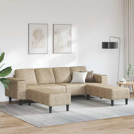 Wohnzimmer Couch 3 pcs Hellgrau (1/5)
