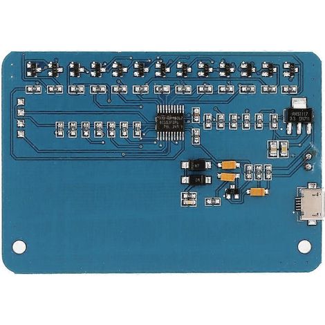 Elektronischer LED-Lautstärkeanzeiger zum Selberbauen, sprachgesteuerte Melodielampe mit Sprachaktivierung