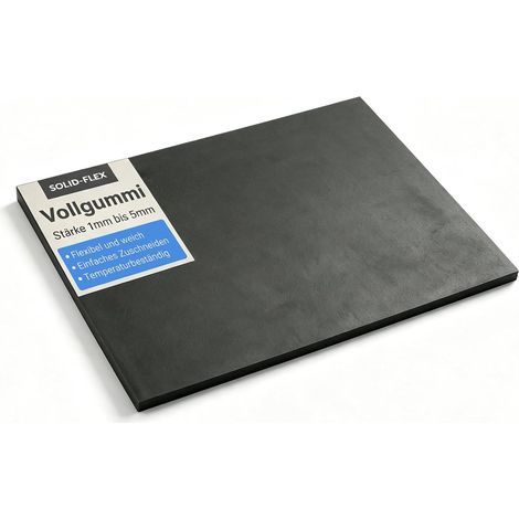 Plaque en caoutchouc - 5 mm x 210 mm x 320 mm - Plaque d'étanchéité (1/5)