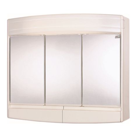 Differnz Armoire de salle de bains Blanc H53xl18xL60cm