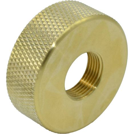 Bouchon femelle S60x6 - femelle 3/4 pouce en laiton (1/2)