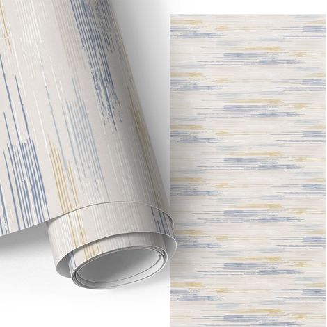 Klebefolie für Möbel - Möbelfolie - Selbstklebefolie - für Couchtisch - Türen - Wohnzimmer - Schlafzimmer Ruhige Linien 75x150 cm