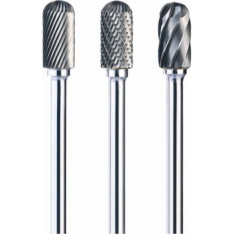 Fresa Carb.Tungsteno C - 19x25x6 L.70 DC. forma cilindrica-sferica - Rosver