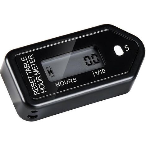 Capteur auto Tachometer Inductive LCD Digital Display Beach auto Lawn Mower Gasoline Engine Motorcycle Accumulated Time Meter (1/5)