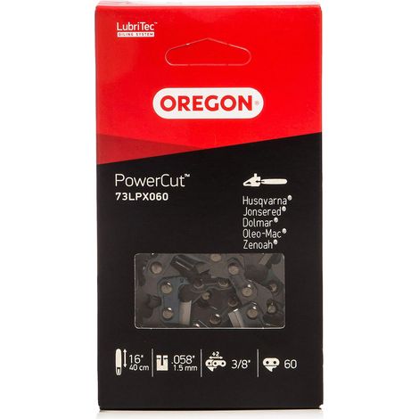 Catena motosega Oregon 73LPX060E Passo: 3/8" Scartamento: 1.5 Maglie: 60 - PowerCut (1/4)