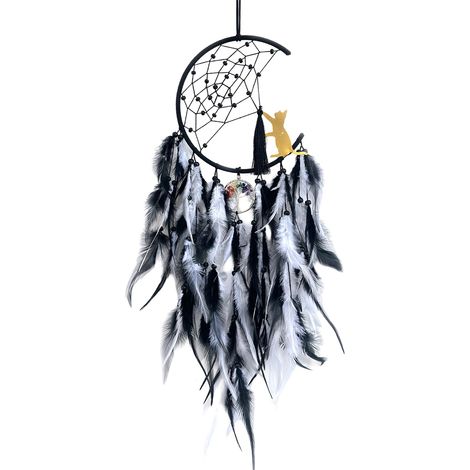 Grandi acchiappasogni a tema luna boho, decorazione da parete per soggiorno e camera da letto, regali unici