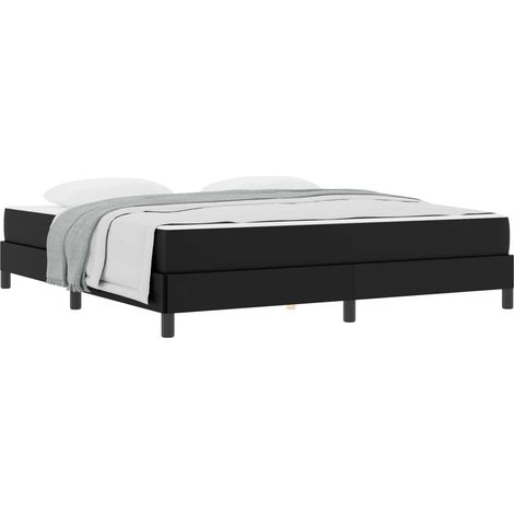 Maison Exclusive - Bettrahmen mit Matratze Schwarz 180 x 200 cm S