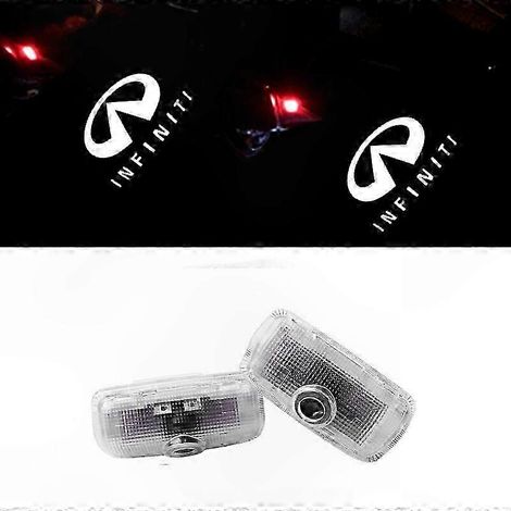 Quatre projecteurs de porte à LED, compatibles avec le système d'éclairage d'accueil d'Infiniti. (1/5)