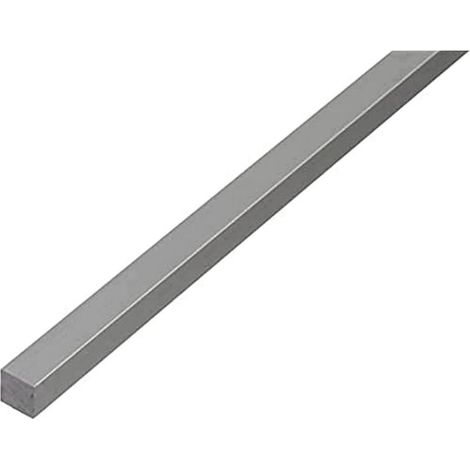 Alberts 488116 Tubo quadrato, alluminio, naturale, 1000 x 30 x 30 mm (1/2)