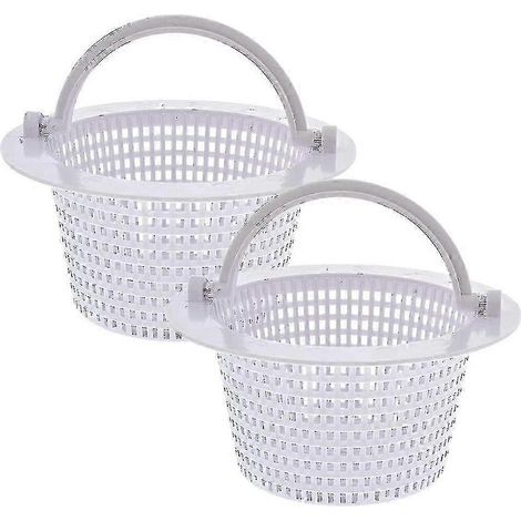 Paniers de rechange pour skimmers de piscine avec poignées (paquet de 2) - Skimmers muraux de piscine sur pied (1/5)
