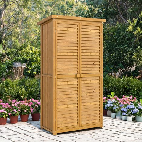 Chariot de jardin en madera de Abeto 87 x 46,5 x 160 cm (1/5)