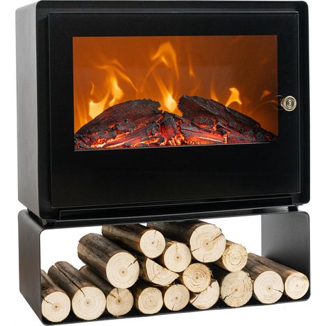 Caminetto elettrico a pavimento con ripiano 2000 W PURLINE CHE-710 B