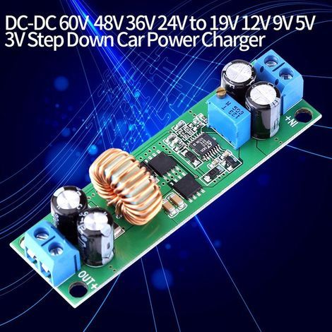 DC/DC-Abwärtswandler, einstellbares Netzteilmodul 6,5–60 V auf 1,25–30 V, 10 A (1/5)