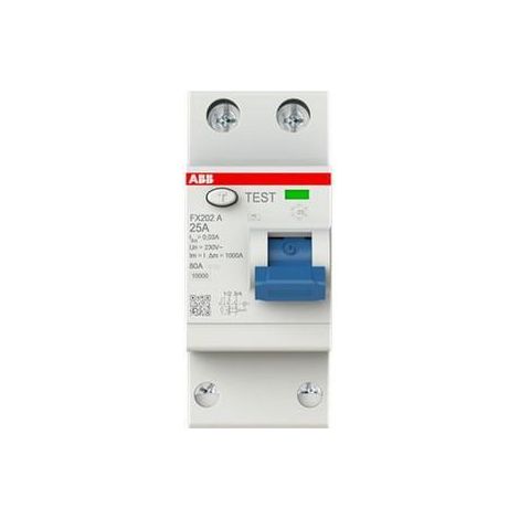 ABB Interruttore differenziale di tipo A 25A 30mA 2 poli