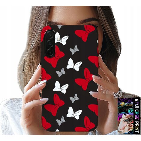 Custodia per Samsung Galaxy A56 5G - fiocchi rossi e bianchi, topo, motivi (1/5)