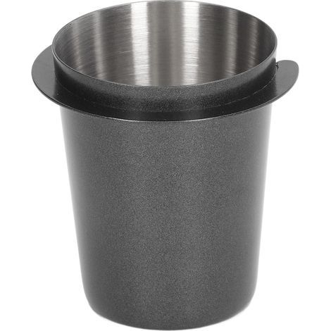 Cafetière Dosage Cup Polishing Stainless Steel 58mm Powder Feeder Compatibilité Universelle (1/5)
