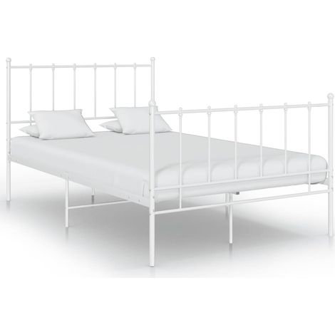 Giroletto Bianco in Metallo 120x200 cm vidaXL (1/5)