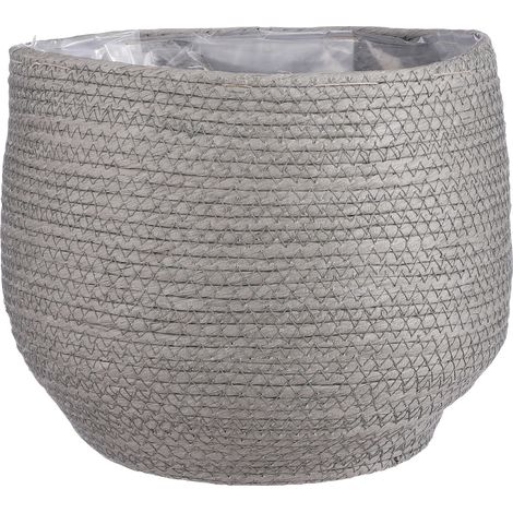 Mica Übertopf Korb Jorck Ø 26 x 24 cm grau Topf