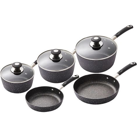 Tower Precision 5 Piece Pan Set Black
