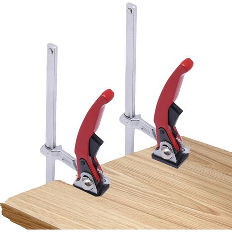 Pince à cliquet, Force de serrage max 220 kg, Diamètre de serrage 160 mm, Profondeur de serrage 60 mm, 2 pièces, Matériau de haute qualité (1/5)