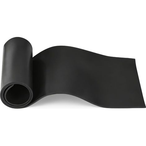 Tapis de protection en caoutchouc pour sol de garage, profil en caoutchouc, joints de bricolage, tapis antidérapant en caoutchouc pour cave, atelier, garage (noir) 30 x 60 cm (1/5)
