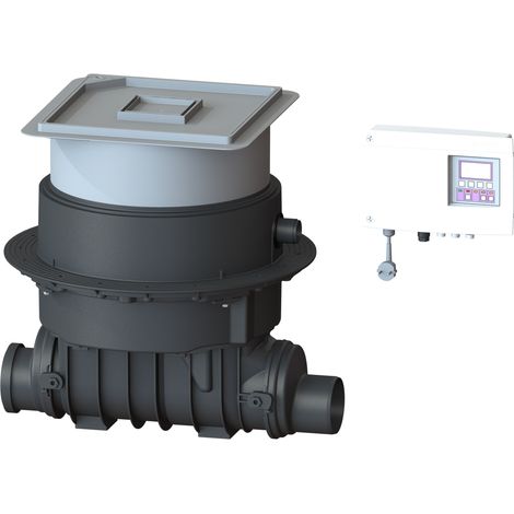 - Système anti-refoulement Ecolift DN 100, plaque de base, carrelable
