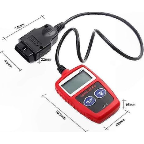 Scanner OBD2 pour motos et quads – Adaptateur diagnostic 8 broches – Fonctionnalité MS309 – Compatible OBDII et CAN – Andiamo