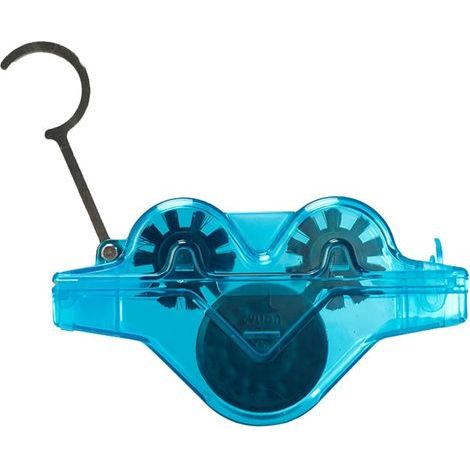 Outil de nettoyage de chaîne de vélo, nettoyeur de chaîne multifonctionnel, adapté aux VTT et aux vélos de route, brosse de nettoyage de transmission (rose) (1/5)