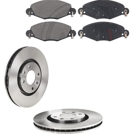 KIT FRENI ANTERIORI compatibile con CITROEN C5 II (RE,RC) - DISCHI + PASTIGLIE OEM: FDB1412 / 17338 /SOSTITUZIONE DIRETTA/BASSA POLVERE/SILENZIOSO (1/5)