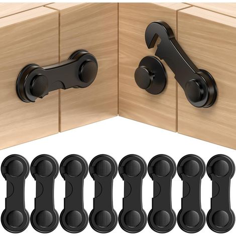 ébène mat – exemplaires Bloque Porte Bébé Bloque Tiroir Securite Enfant Bloc Porte Securite Bebe (1/5)
