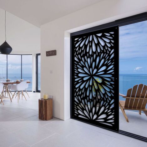 SQUIRT - Pannello in PVC traforato - Parasole - Misura: 50x150 cm - Colore: nero (1/3)