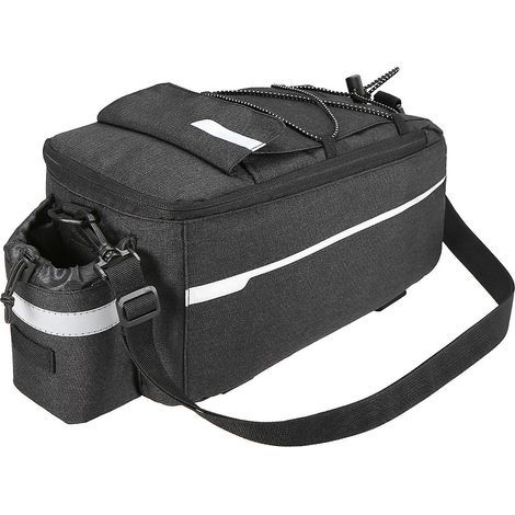 Sac isotherme pour porte-bagages vélo, sacoche réfléchissante MTB, rangement arrière cyclisme.
