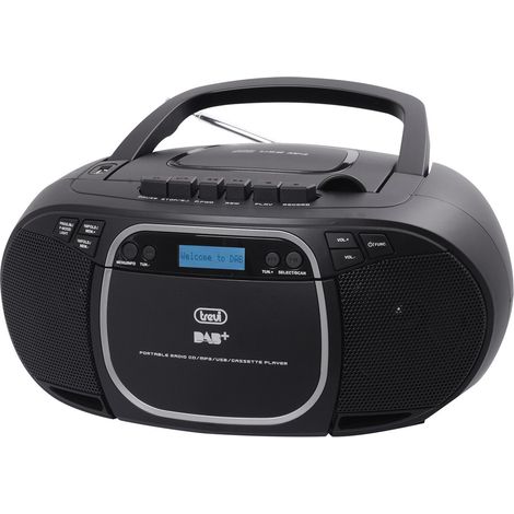 Trevi CMP 576 DAB Digital 3 W DAB, DAB+, FM Schwarz Playback MP3
