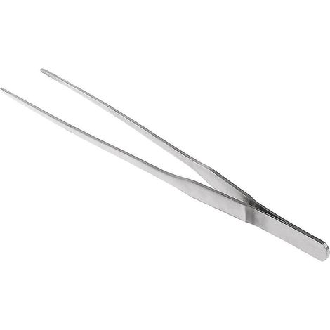 Pince droite pour aquarium, en acier inoxydable, pour manipuler les vers