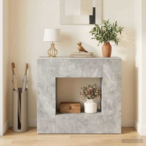 vidaXL Grigio Cemento 82 x 29 x 74 cm