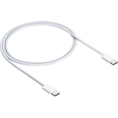 Akyga Câble USB USB 2.0 USB-C® mâle 1.00 m blanc AK-USB-51