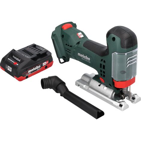 Scie sauteuse sans fil Metabo STA 18 LTX 100 18 V 100 mm Brushless + 1 batterie LiHD 4,0 Ah - sans chargeur