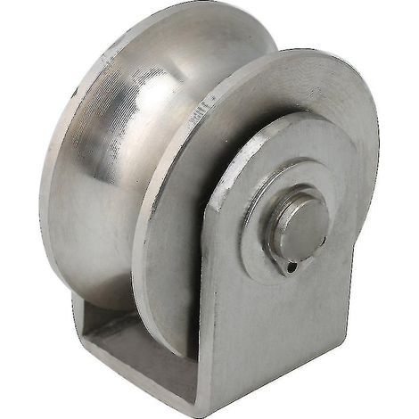 – Poulie fixe en acier inoxydable type U – Charge maximale 262g – Dimensions 4,8 x 5,35 x 3,6 cm – Pour rails de tubes circulaires (1/2)