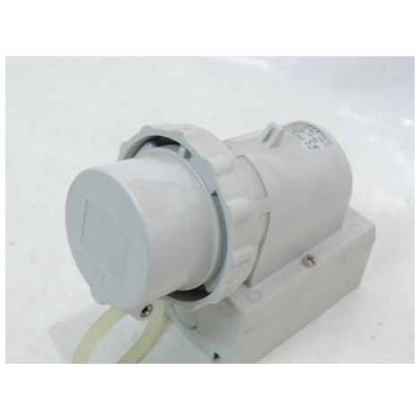 Prise socle 3P+T 16A 400V mâle rouge connecteur saillie 6H IK09 IP67 OTO+ BALS 24257