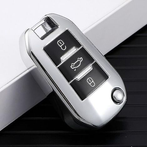 Schutzhülle für Autoschlüssel - Zubehör für Citroën C4, C4l, Cactus, C3, C6, C8 und Peugeot 2008, 3008, 4008, 307, 208, 308, 408, 508.