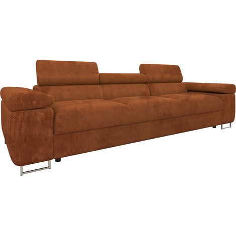 Sofá Comfivo Vinetum III, Flow 09, 263x102x70cm, Tapiz, Patas: Plástico, Metal