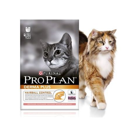 Nourriture que Purina Pro Plan Plan lgant adulte (ancien Derma plus) de saumon pour les chats 3 kg (1/3)
