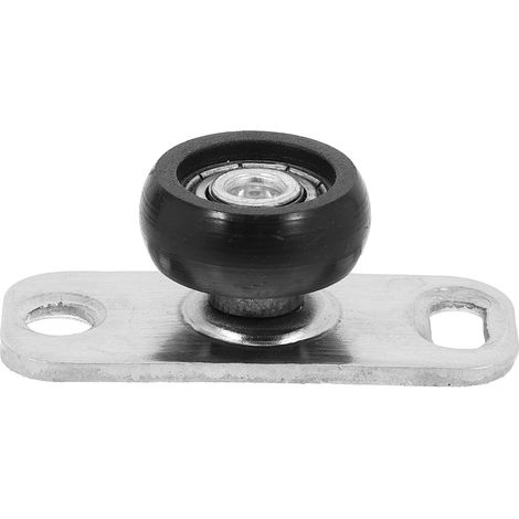 Guide de sol pour portes coulissantes en acier inoxydable argenté, butée de porte coulissante pratique pour portes en verre, accessoires pour intérieur moderne (1/5)