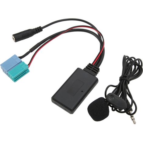 Adattatore Bluetooth AUX IN a 6+8 pin per la sostituzione del microfono vivavoce per Fiat Bravo con autoradio VISTEON dal 2007 in poi. (1/5)