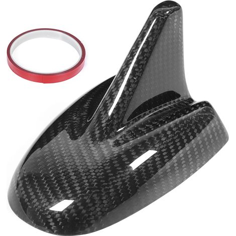 Eosnow Cache d'antenne de toit en fibre de carbone sèche, style aileron de requin, pour Maserati Levante 2017-2020