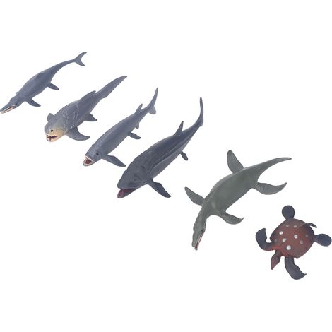 Figurines d'animaux marins préhistoriques, miniatures, décorations marines réalistes, objet de collection BL 1115 (1/5)