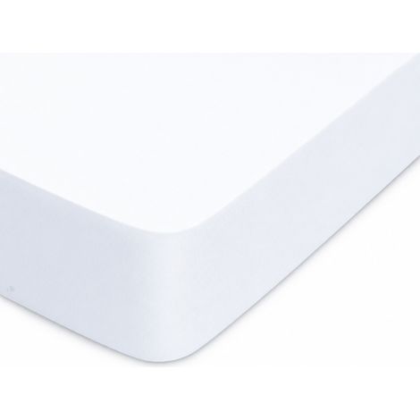 Drap housse uni percale PRIMO Bonnet de 30 cm 120x190 cm (1/5)