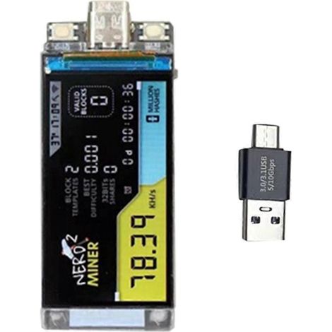 Machine de minage Bitcoin Solo Nerd Miner V2 78KH/S Bitcoin Solo Miner--